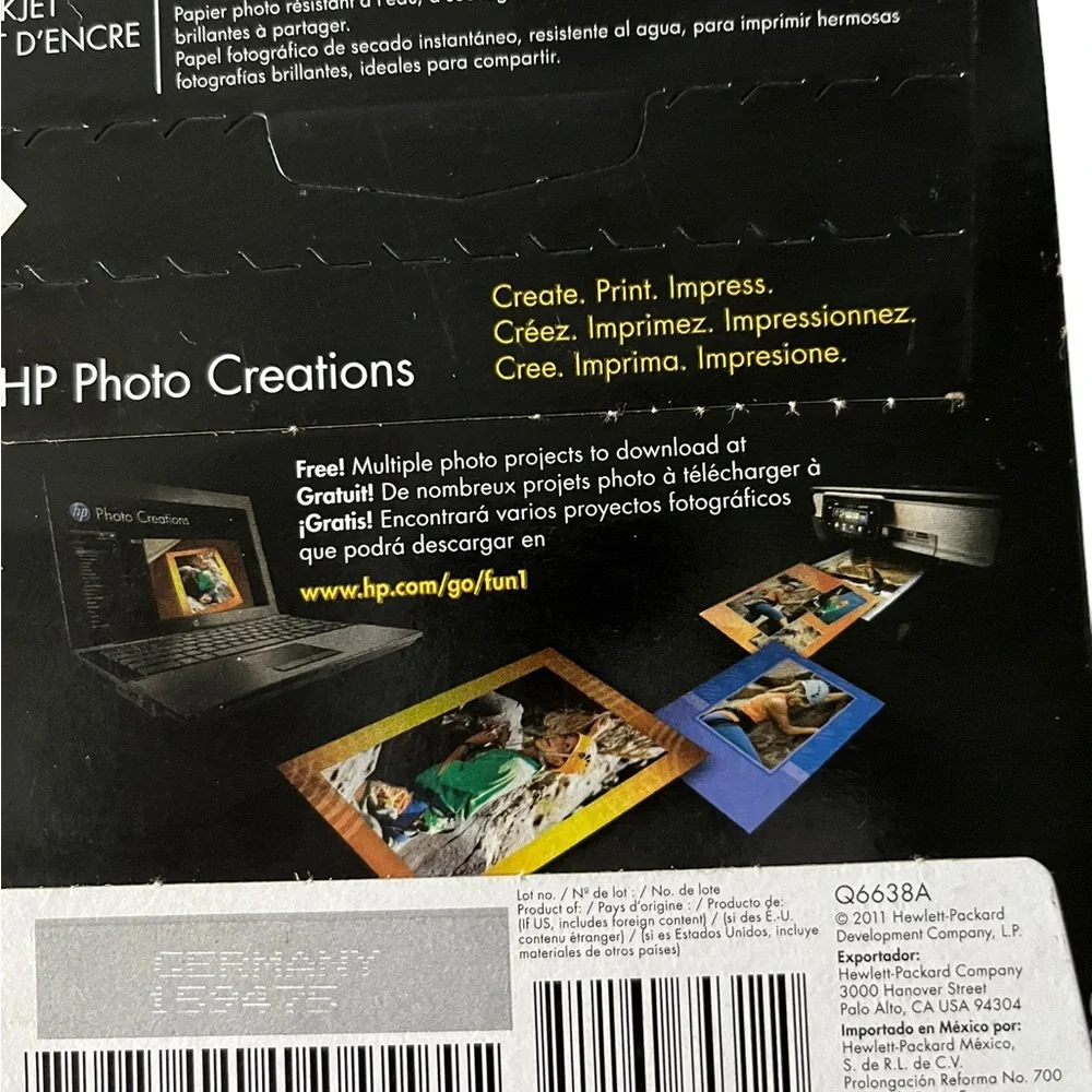 HP Advanced Photo Paper 4x6 100 Sheets Glossy 2pack